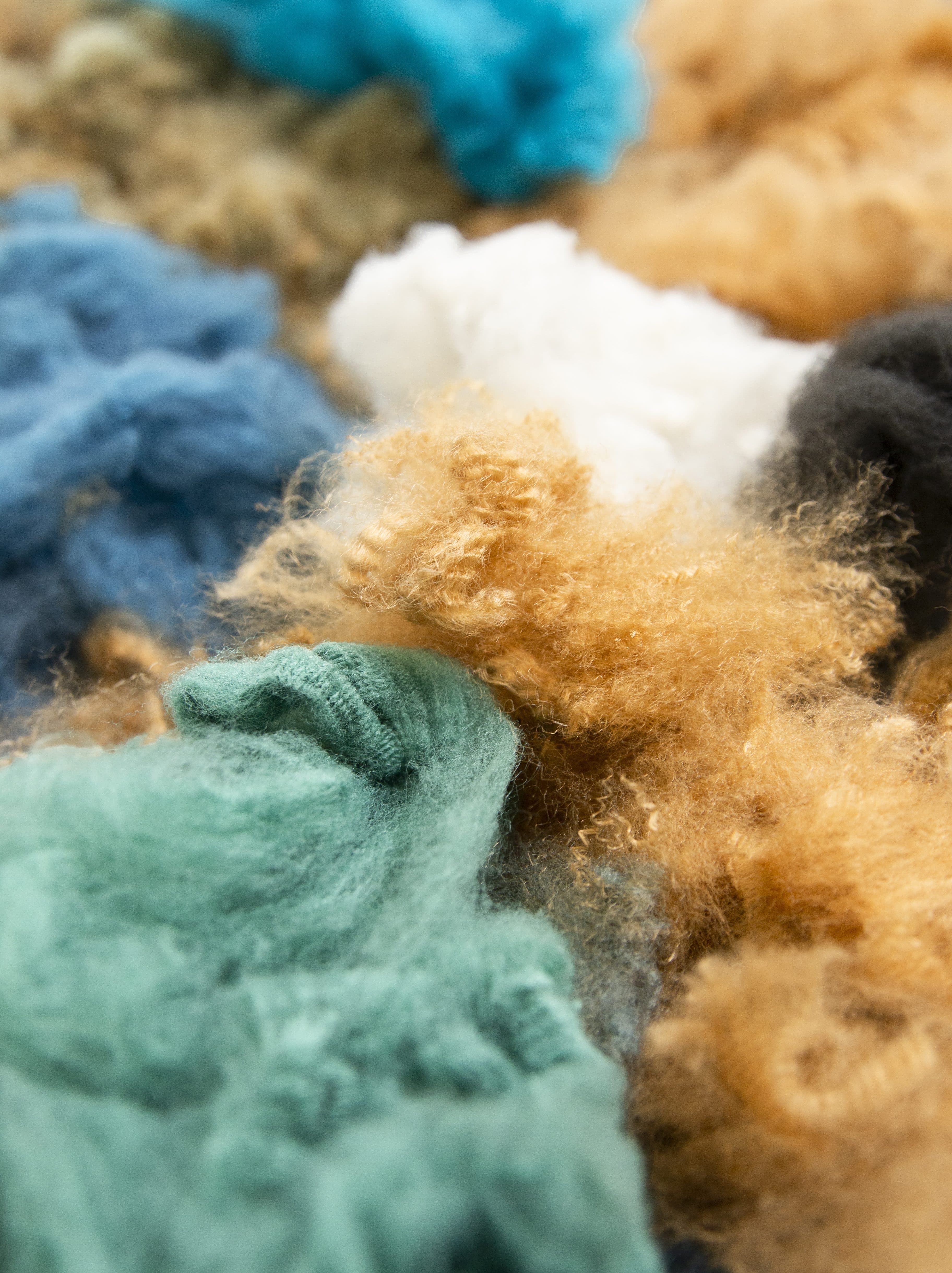 Fibra cortada de poliéster RPET